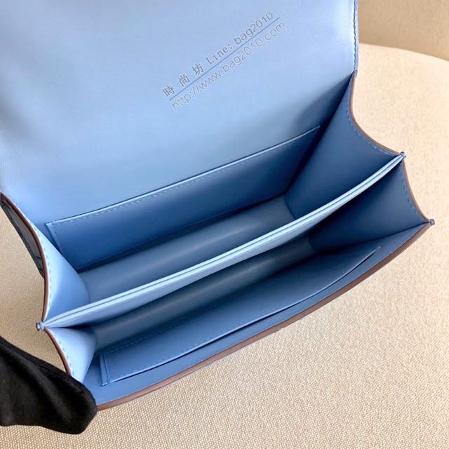 Hermes女包 愛馬仕constance 19cm KK鴕鳥 手工縫製 Hermes鴕鳥皮空姐包  am1857